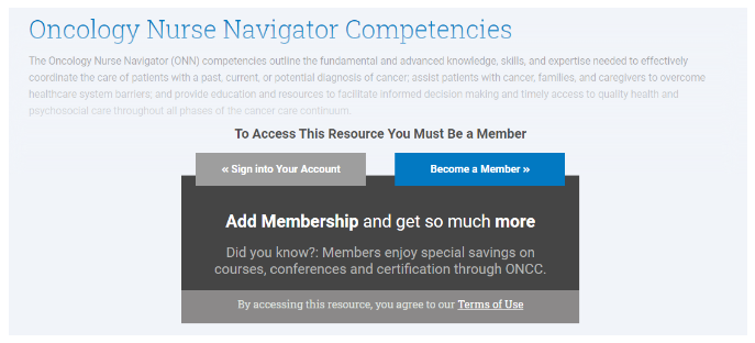 ONS.org Member Login