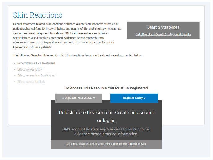 ONS.org Registered User Login